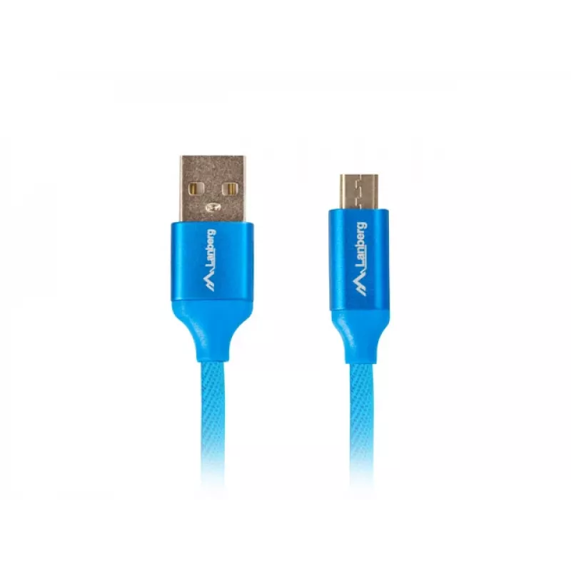 LANBERG CABLE USB 2.0 MICRO-B (M) - A (M) 1M QC