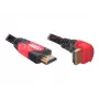HDMI-kaabel DeLOCK 3m HDMI Type A Standard must punane