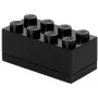 room copenhagen LEGO Mini Box 8 (must) — kompaktne korraldaja väikeste esemete jaoks