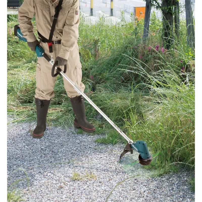 Makita DUR192LRT1, murutrimmer, J-tüüpi käepide, 6000 p/min, must, türkiis, 30 cm, 87,8 dB