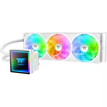 Vedelikjahutusega protsessorijahuti THERMALTAKE TH360 V3 ARGB Sync Snow Edition (3x120mm, ARGB, AIO)