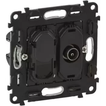 TV Legrand 753055 RJ45 Cat6 UTP seinapistikupesa — ühe pordiga võrgupesa, varjestamata Cat6