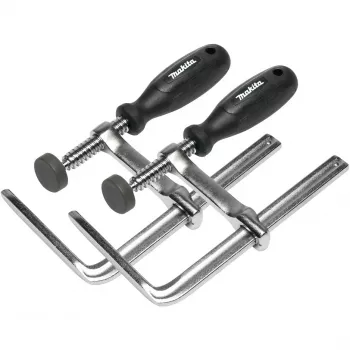 Makita 194385-5 klamber Klamberkomplekt Must, Metallik
