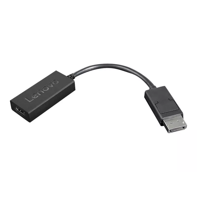 Lenovo 4X90R61023 videokaabli adapter 0,225 m DisplayPort HDMI tüüp A (standardne) must