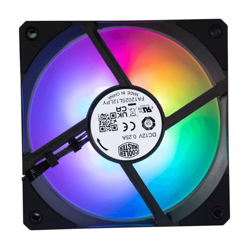 Ventilaator Cooler Master Mobius 120P ARGB 2400 RPM Must