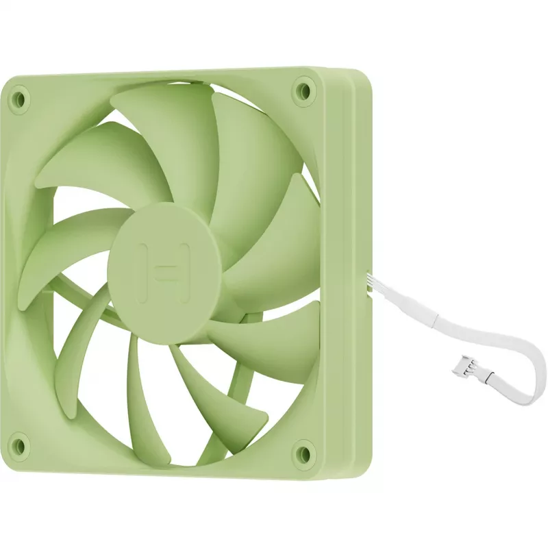 Arvuti jahutusventilaator HYTE FA12-MM-4 120 mm, 1500 RPM, 72 m³/h, 1,6 mmH₂O, hüdrodünaamiline laager, roheline, 4 tk pakendis
