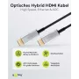 Goobay 65569 HDMI-kaabel 40 m HDMI tüüp A (standardne) must - hõbedane (65569)