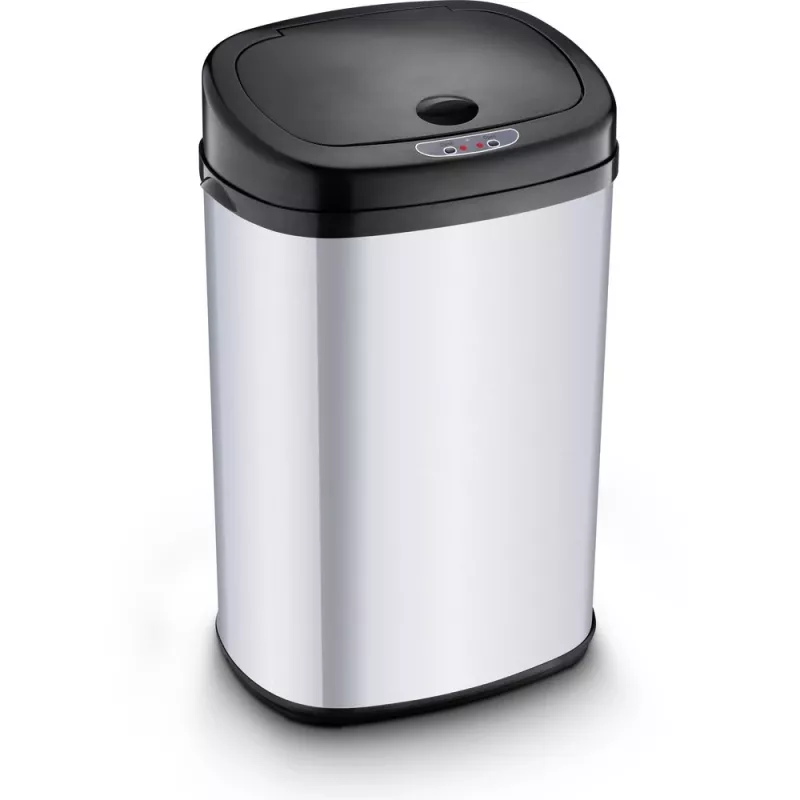 Prügikast LAMART LT8021 roostevaba teras pedaal, liikumisandur, 30 L, 34×25×54 cm