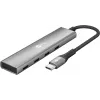 Goobay Slim 4-Port USB-Hub USB-C kuni 5 Gbit/s - -Pistik> 4x -Pesa (76564)