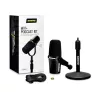 Shure MV7+-K-BNDL - kõnepuldi/vokaalmikrofon XLR/USB-C pesaga, must + lauajalg GATOR