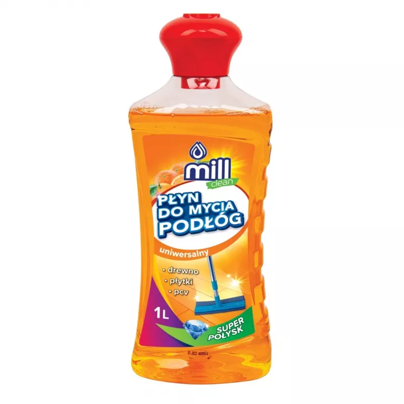 Põrandapesuvedelik Mill Clean oranž 1 L - Mill 1L põrandapuhastusvahend (apelsinilõhnaga)