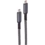 shiverpeaks BS14-75004 USB-kaabel 1 m USB 3.2 Gen 2 (3.1 Gen 2) USB C Must - Valge (BS14-75004)
