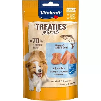 Koeramaius Vitakraft VITAKRAFT Treaties Minis 48 g — hüpoallergeenne, kalamaitseline, gluteeni- ja säilitusainevaba