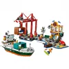 LEGO CITY 60422 Rannasadam ja kaubalaev