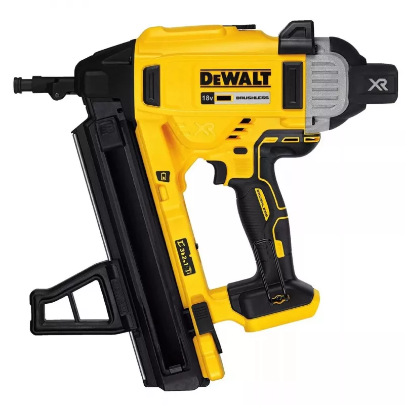 Naelapüstol DeWALT DCN890N-XJ, juhtmevaba, nurgelise salvega, 30 lasuga, naelad 13–57 mm, Ø 2,6–3,7 mm, must