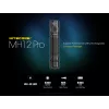 Käsilamp Nitecore MH12 Pro Must LED 3300 lm USB-laetav 5300 mAh, alumiinium, 138,5 mm, 81,5 g, veekindel 2 m