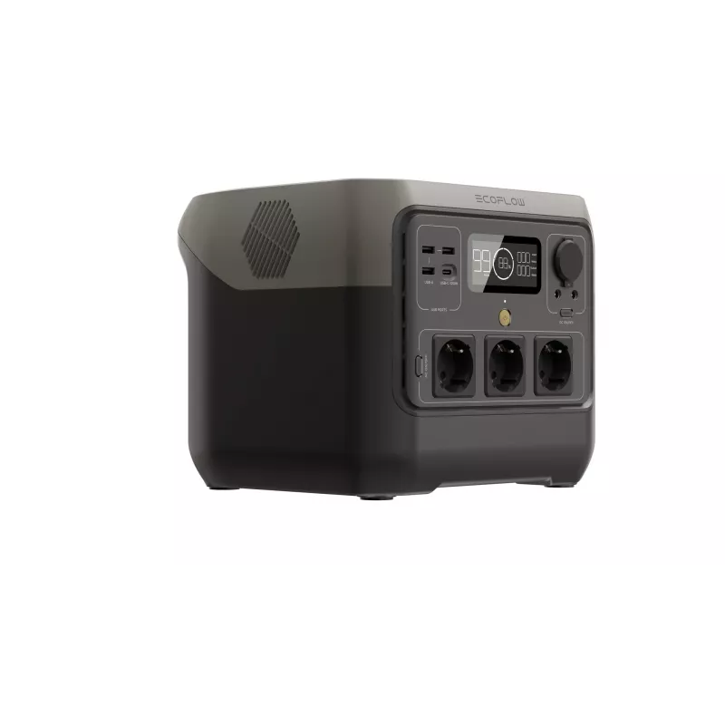 EcoFlow River 2 Pro kaasaskantav elektrijaam, liitiumraudfosfaat (LiFePO4), 800 W, 7,8 kg