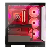 PC-korpus MODECOM Volcano SPACE APEX ARGB Midi Tower, karastatud klaas, USB-C, toetab ATX/microATX/Mini-ITX, GPU kuni 430 mm, CPU jahuti kuni 180 mm