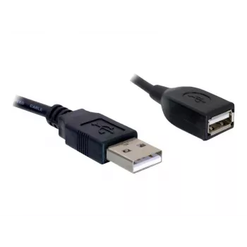 USB 2.0 pikenduskaabel DeLOCK 82457 0,15 m must