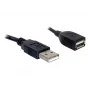 USB 2.0 pikenduskaabel DeLOCK 82457 0,15 m must