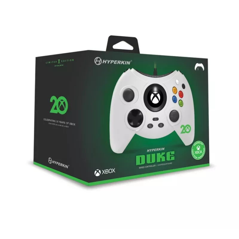Hyperkin M02668-ANWH, mängupult, Xbox One, Xbox Series S, Xbox Series X, Valikunupp, juhtmega, USB, USB USB-C