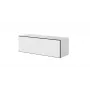 Cama suletud hoiukapp ROCO RO1 112/37/39 valge/must/valge