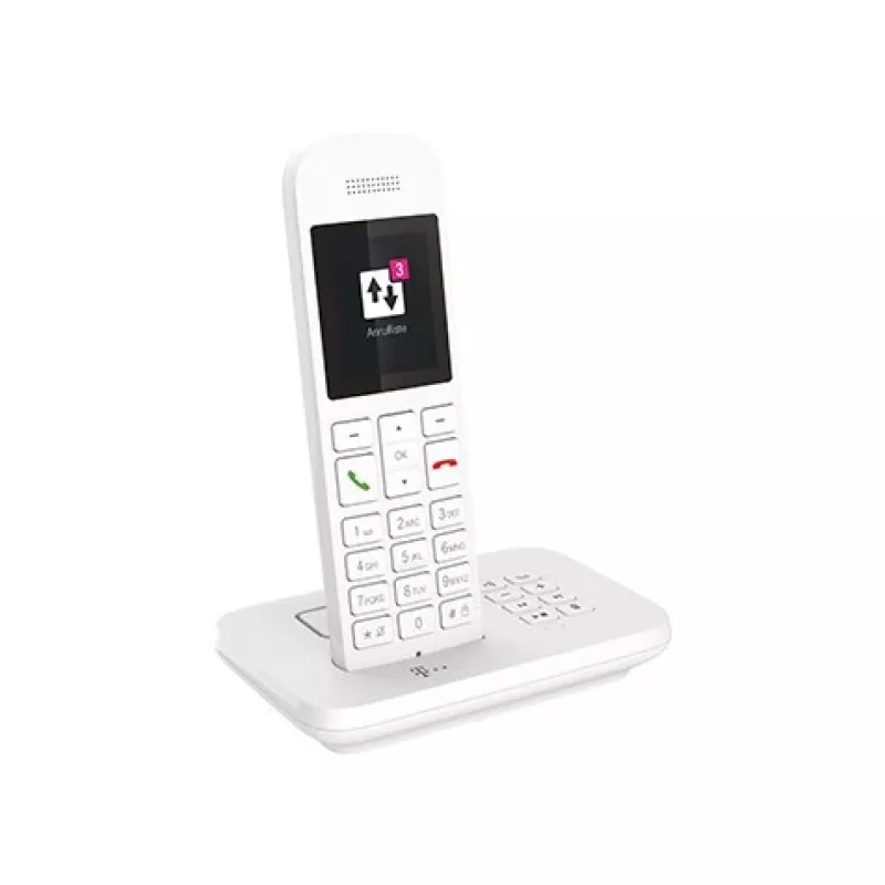 Telekom Sinus A12 analoog-/DECT-telefon valge