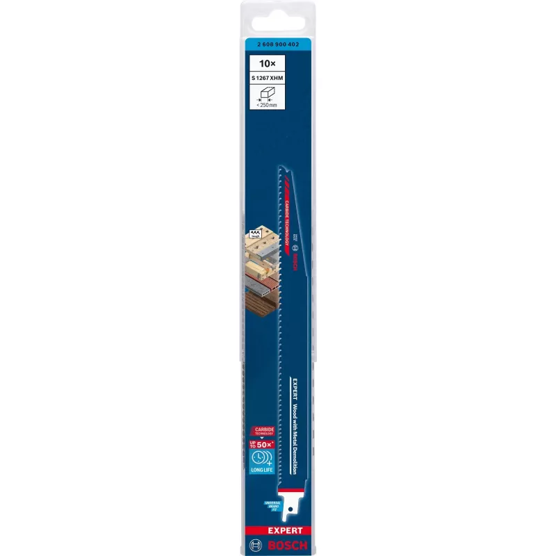 Bosch 2 608 900 402 tikksae/käävsaami/saeketassaetera Saber-saetera karbiid 10 tk