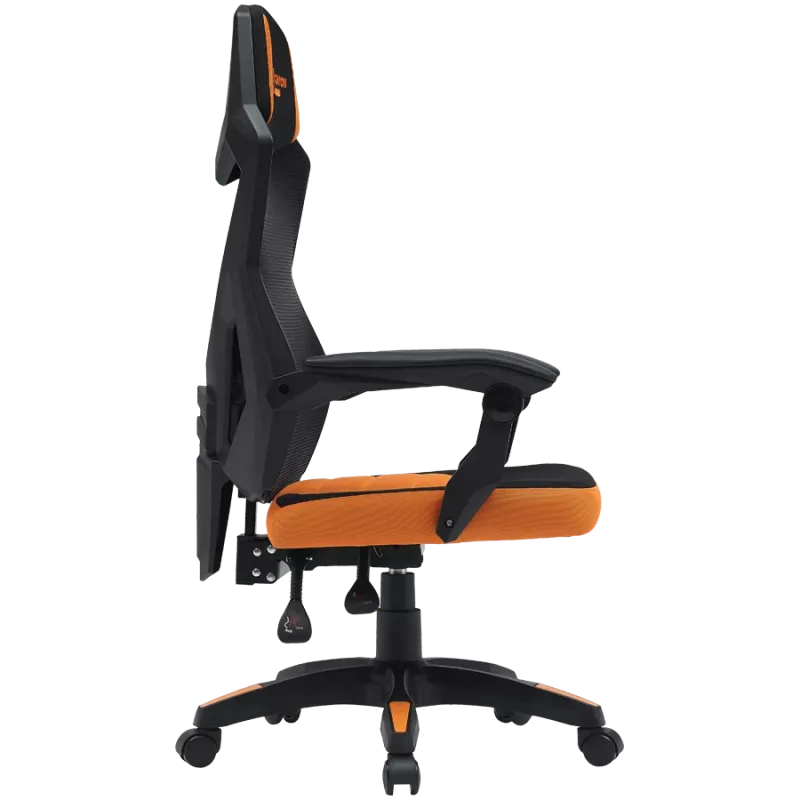 Mängutool CANYON Wave MCH02 — võrk seljatugi, ergonoomiline disain, must/oranž