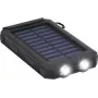 Wentronic goobay Outdoor PowerBank 8,0 - Päikeseenergia akupank - Li-Pol - 8000 mAh - 29,6 Wh - 2 A - 2 väljundporti (2 x USB) - kaabel: Micro-USB - Must (49216)