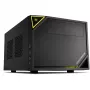 PC-korpus Sharkoon SHARK ZONE C10 Mini-ITX Must, Kollane