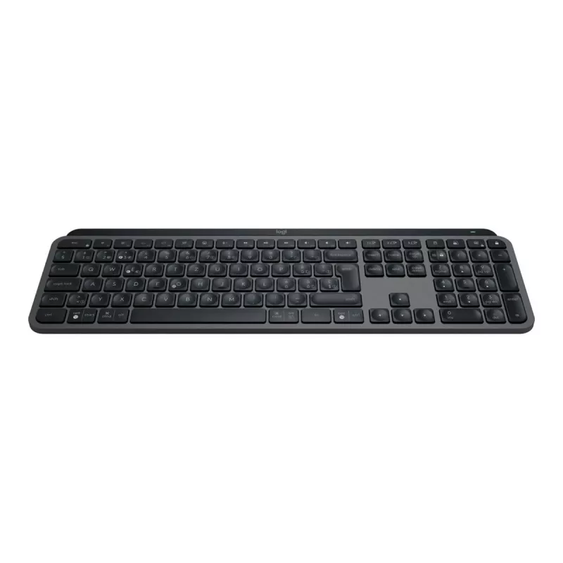 Logitech MX Keys S klaviatuur raadiosidega + Bluetooth QWERTZ Šveitsi grafiit (920-011571)