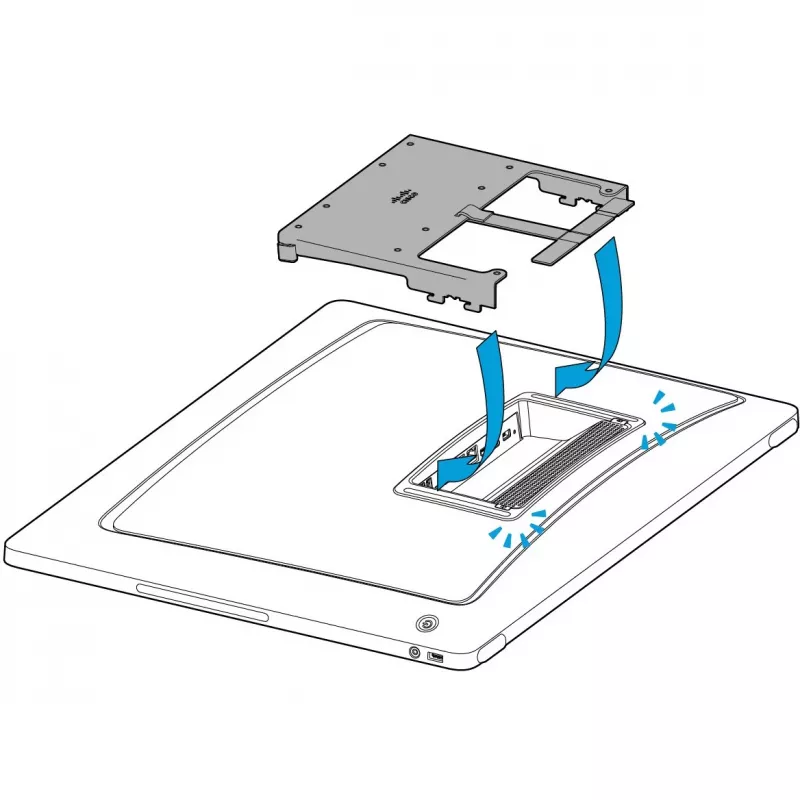 VESA adapter ja seinale kinnitamise komplekt Cisco CS-DESKPRO-VESA