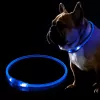 LED-krae KABB sinine koertele ja kassidele — laetav, reguleeritav valgusega turvakrae
