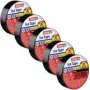 isoleerpael - komplekt Iso Tape 15 mm x 10 m 5 rulli must (56192-00502-23)