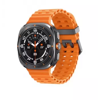 Samsung Galaxy Watch Ultra 3,81 cm (1,5 tolli) AMOLED 47 mm digitaalne 480 x 480 pikslit puuteekraan 4G hall, titaan Wi-Fi GPS (satelliit)