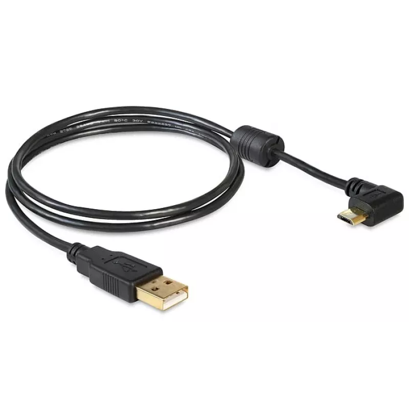 USB-kaabel DeLOCK 83147 USB 2.0 1 m USB A Micro-USB B Must