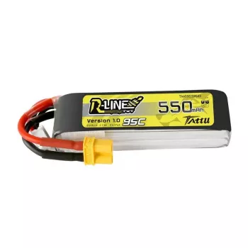 Aku Tattu R-Line 550mAh 7,4V 95C 2S1P XT30