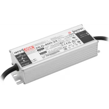 LED-toiteplokk Mean Well 40W 24V IP67 – konstantsepingega draiver LED-ribadele ja valgustusele