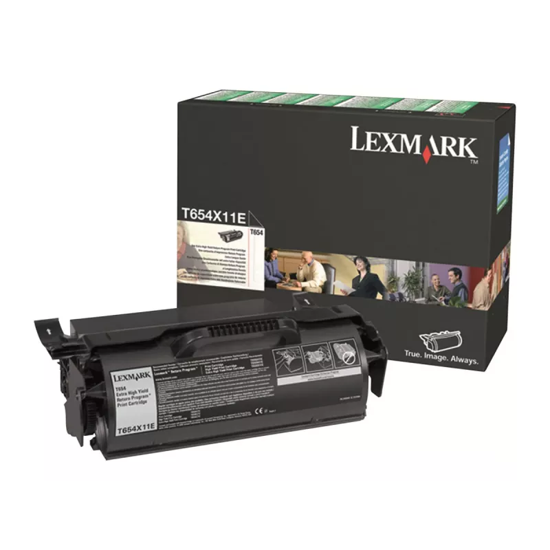 Toner Lexmark T654X11E 30000 lehekülge Must