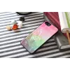 Kaitseümbris iKins Apple iPhone 8/7 jaoks vesilille mustriga, must