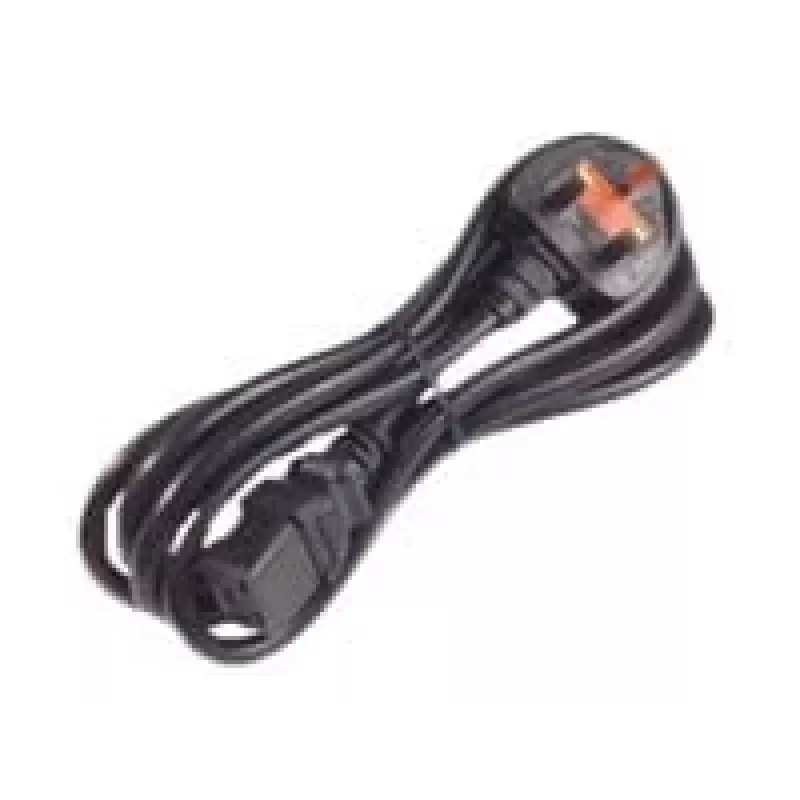 APC AP9895 toitekaabel, 16A 200-240V, C19 UK pistikule BS 1363A, 2,44 m, must