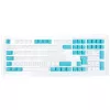 Ducky Keycap Set, PBT, ISO (DE) - valge/sinine