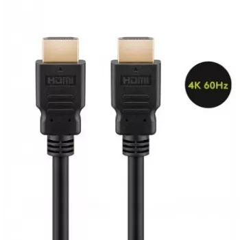 Goobay 61159 - 2 m - HDMI Type A (Standard) - HDMI Type A (Standard) - 10,2 Gbit/s - Audio Return Channel (ARC) - Must (61159)