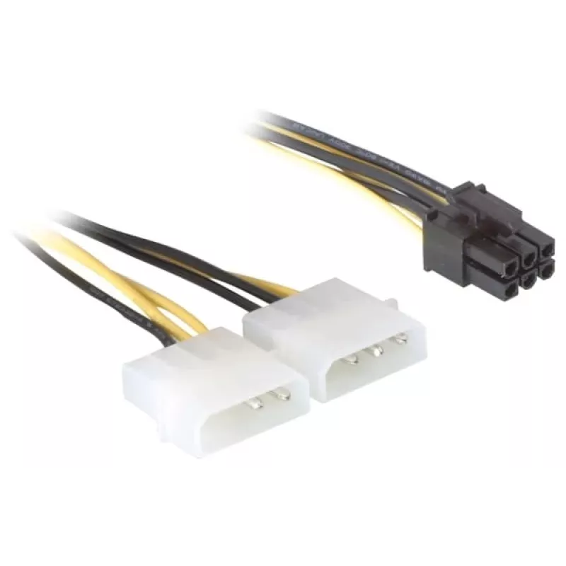 Toitekaabel PCI Express kaardile DeLOCK 82315 0,15m