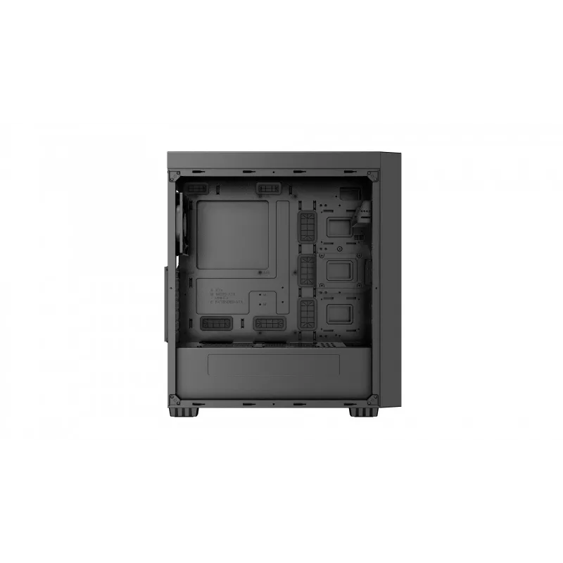 Gembird Fornax K500 ATX arvutikorpus, Midi Tower, must