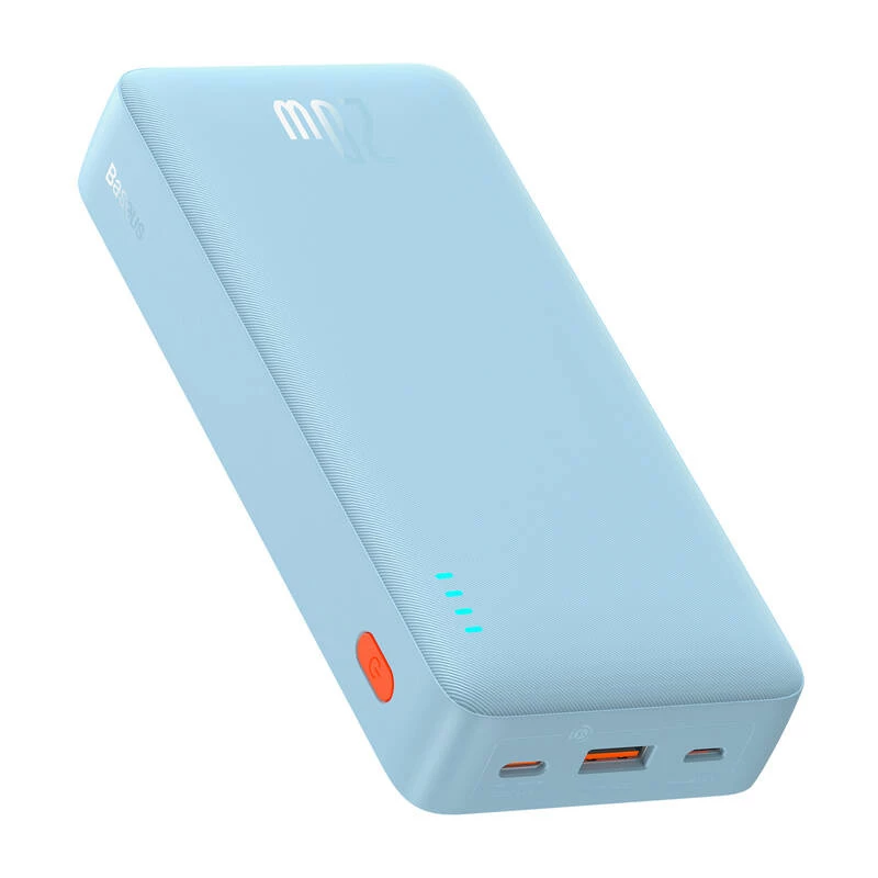 Baseus Airpow liitiumpolümeer (LiPo) 20000 mAh sinine