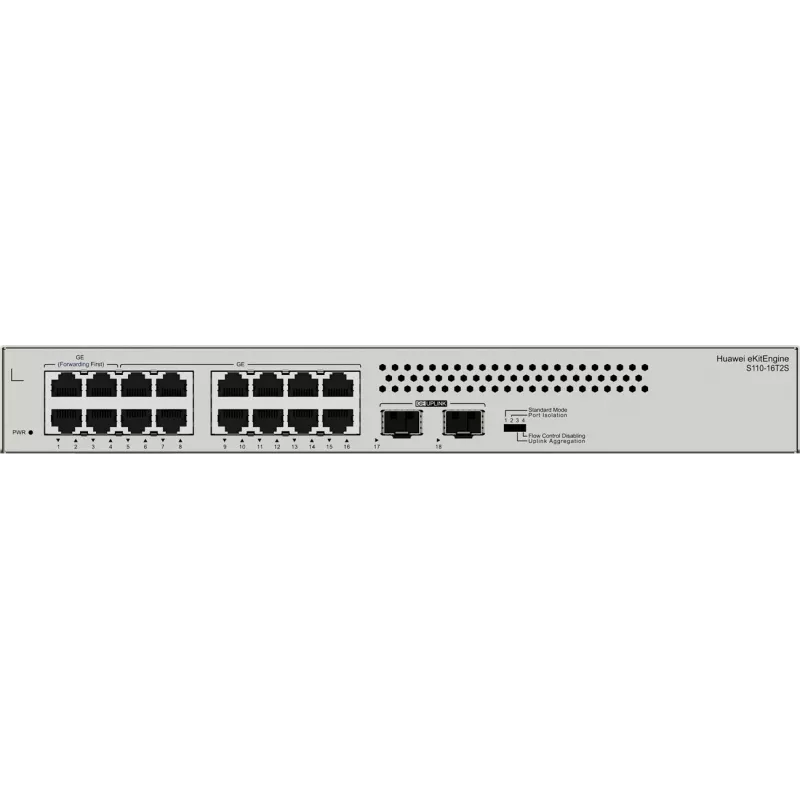 Huawei S110-16T2S Gigabit lüliti, 2x SFP 16x GLAN, 2x SFP, rackmount