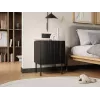Öökapikomplekt 2 tk Cama Meble ISLA 44,5×40×59 cm must matt MDF/puitlaastplaat