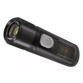 Käsitaskulamp Nitecore TIKI LE — 300 lm, USB-laetav, polükarbonaat, IP66, põrutuskindel, 10,5 g, 55 mm, Must